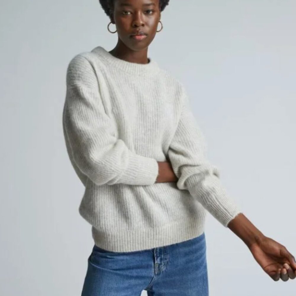 Everlane Women's Crew Neck Sweater - almond